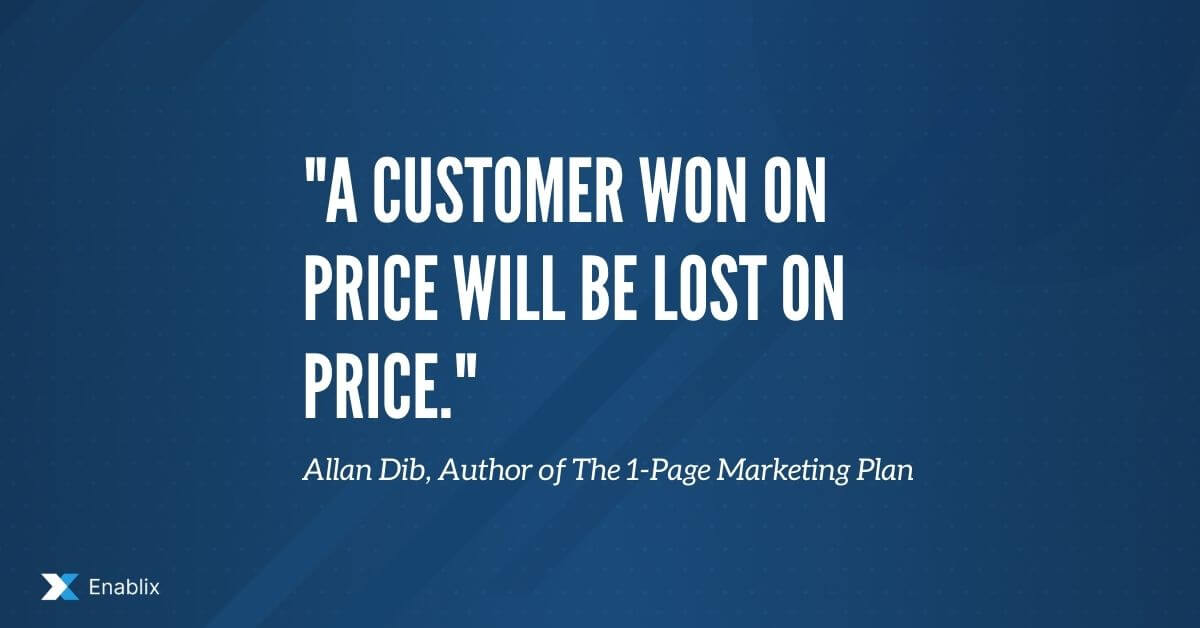 Marketing Quote By Allan Dib