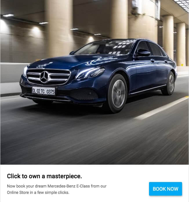Book a Mercedes AD