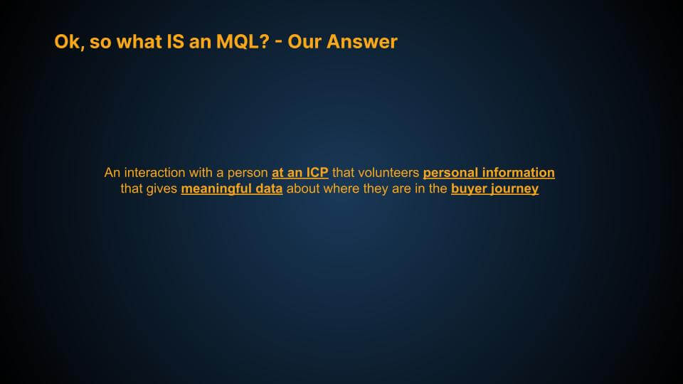 what is an MQL
